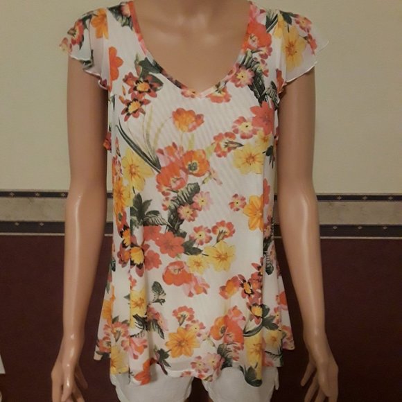 Cable & Gauge Tops - Cable and Gauge Multi Spring Colors Nylon Fully Lined Top Size Medium Size M NWT